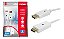 Cabo Displayport 1.2 para HDMI com trava - 2M - Branco - Imagem 1