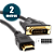 Cabo DVI 24+1 x HDMI - Imagem 1