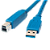 Cabo USB 3.0  Macho A x Macho B - Imagem 1