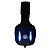 Fone Gamer Headset Preto com Luz Azul - Imagem 2