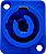Plug Conector Macho Powercon Painel Linha Azul - Imagem 5