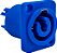 Plug Conector Macho Powercon Painel Linha Azul - Imagem 1