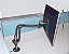 Suporte de Mesa Articulado para Monitor LCD/LED/3D – Multivisão LCD FLEX GRAMPO - Imagem 2