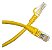 Cabo de rede Patch Cord Cat-6e com 1,5 metros 24AWG Amarelo ( ANATEL ) - Imagem 1