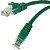 Cabo de rede Patch Cord Cat-5e com 1,5 metros 26AWG Verde ( ANATEL ) - Imagem 1