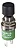 Chave Push Buton Mini Prof.N/A 18531 Verde Margirius - Imagem 1