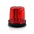 GIROFLEX LED 12V 24 LEDS BASE C/IMA VERMELHO - Imagem 2