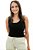 Cropped Canelado com Hot Fix no Peito - Imagem 5
