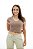 Cropped Canelado Decote V com Vies - Imagem 3
