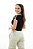 Cropped Canelado Decote V com Vies - Imagem 6