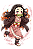 🌸✨ Camisa Nezuko Correndo – Coleção Demon Slayer - Imagem 1