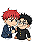 😤🔥 Rivalidade em Chibi – DanDaDan - Imagem 1