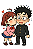❤️💋 Momo Beijando Okarun – DanDaDan - Imagem 1