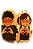 💑✨ Momo e Okarun Corações – Coleção DanDaDan - Imagem 1