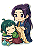 ✨💤 Maomao Dormindo Chibi & Jinshi Cuidadoso | Diário de uma Apotecária - Imagem 1