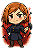🔨🌟 Nobara Impactante – Jujutsu Kaisen | Camisa Anime Chibi - Imagem 1