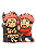 ✨👑 Chibi Sukuna e Yuji – Jujutsu Kaisen | Camisa Anime - Imagem 1