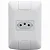 Conjunto Tomada 2P+T10A/250V Aria Branco 57241/010 - Imagem 1