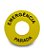 Placa Emergencia 22mm Part-B Redonda - Imagem 1