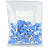 Terminal Tubular Duplo 2,5MM Azul Pacote 100pc - Imagem 4