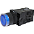 Botao de Impulso Iluminado Plastico Azul 22MM 1NA 24V - Imagem 1