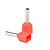 Terminal Tubular Duplo 1,0MM Vermelho 100pc - Imagem 2