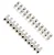 Conector Barra Plastico Incolor 12Polos 4MM  6A - Imagem 1