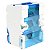 Bloco de distribuicao modular 7 furos  125A azul 4 barr S112-03 - Imagem 2