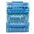 Bloco de distribuicao modular 7 furos  125A azul 4 barr S112-03 - Imagem 3