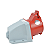 Tomada Industrial Sobrepor 3P+N+T 32A 6H Vermelha 380Vca - Imagem 3