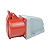 Tomada Industrial Sobrepor 3P+N+T 32A 6H Vermelha 380Vca - Imagem 5