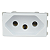 Tramont Liz-lux2 Modulo Tomada 2P+T 20A Branca 57115/038 - Imagem 1