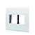 Tramont. Liz Placa 4x4 4-Posto Branca 57106/026 - Imagem 3