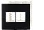 Clean Ebony Grafit  Placa 4 X 4  4 Posto  C/Sup - Imagem 1
