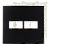 Clean Ebony Grafit  Placa 4 X 4  2 Posto  C/Sup - Imagem 1