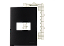 Placa 4X2 1 Tecla C/Suporte Preto Ebony - Imagem 1