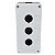 Caixa 3 Furo 22ømm- Sem Botao - Vazia Tampa Cinza  Bx1/3 sibratec - Imagem 1