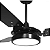 Ventilador de teto Valen Led Preto 127V Ventex - Imagem 1