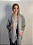 Pashmina Em Tricot Cinza - Imagem 2