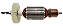 Induzido / Rotor para Furadeira Hp1630 (ANTIGO) #25 (PRODUTO IMPORTADO) - Imagem 5