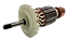 Induzido / Rotor 1351 - GWS20-180 / 1751 - GWS21-180 Esmerilhadeira MODELO MEDIO (PRODUTO IMPORTADO) - Imagem 2