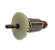 Induzido / Rotor para Serra Circular 5806h / 5806nh (PRODUTO IMPORTADO) - Imagem 3