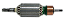 Induzido / Rotor compatível com martelo HM1801 (PRODUTO IMPORTADO) - Imagem 4