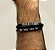 Pulseira Masculina em Couro e detalhes em Aço Inox - Imagem 2
