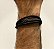 Pulseira Masculina em Couro e fecho em Aço Inox Prateado - Imagem 1