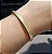 Bracelete Oração Pai Nosso em Aço Inox Dourado 4mm - Imagem 1