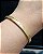 Bracelete Oração Ave Maria em Aço Inox Dourado 4mm - Imagem 1