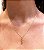 Conjunto Gargantilha e Brincos Navetes Banhado a Ouro 18K - Imagem 2
