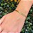 Pulseira Fita Banhado a Ouro 18k - Imagem 1