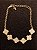 Pulseira Trevos com Zircônias Banhado a Ouro 18k - Imagem 3